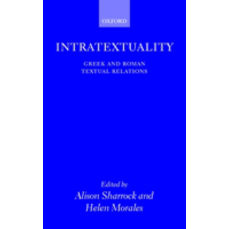 intratextuality: greek and roman textual relations