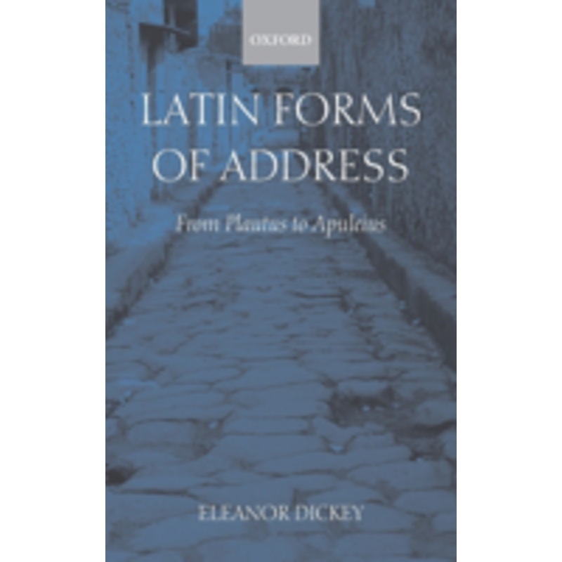 latin forms of address: from plautus to apuleius