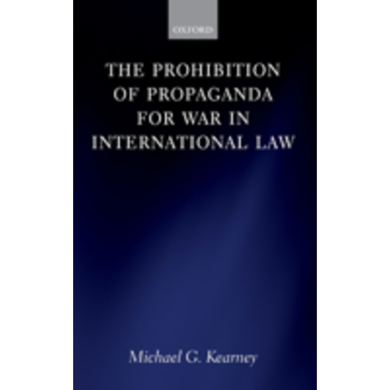 the prohibition of propaganda for war in international law