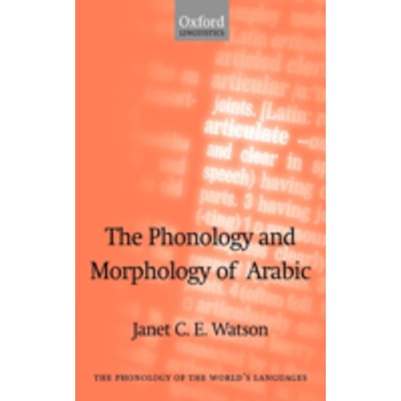 phonology and morphology of arabic