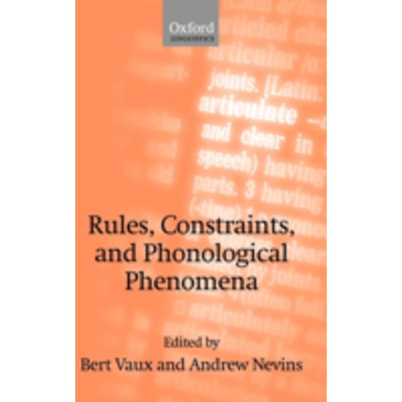 rules, constraints, and phonological phenomena