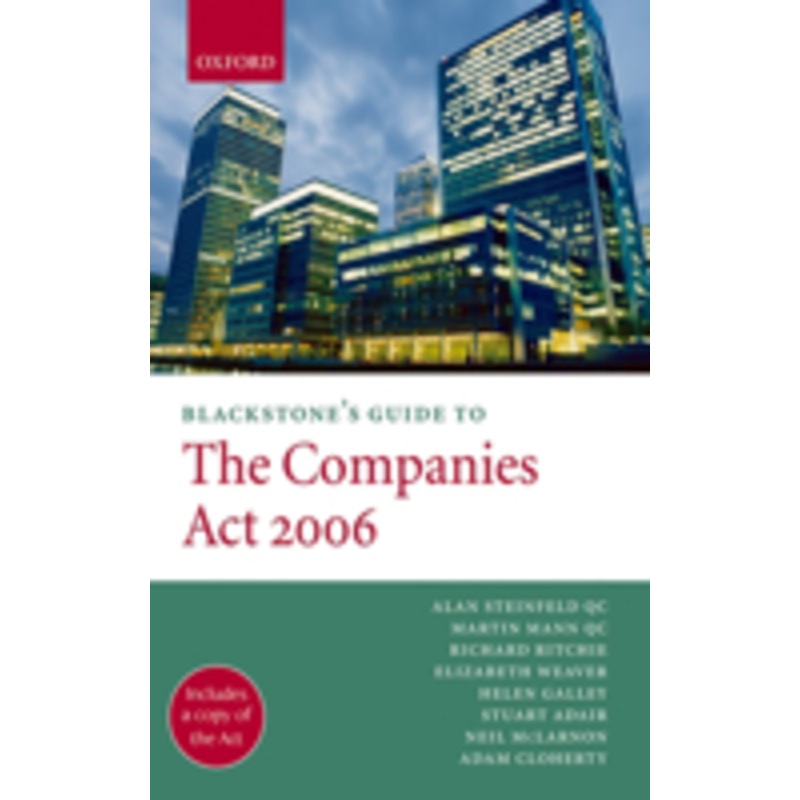 blackstone’s guide to the companies act 2006