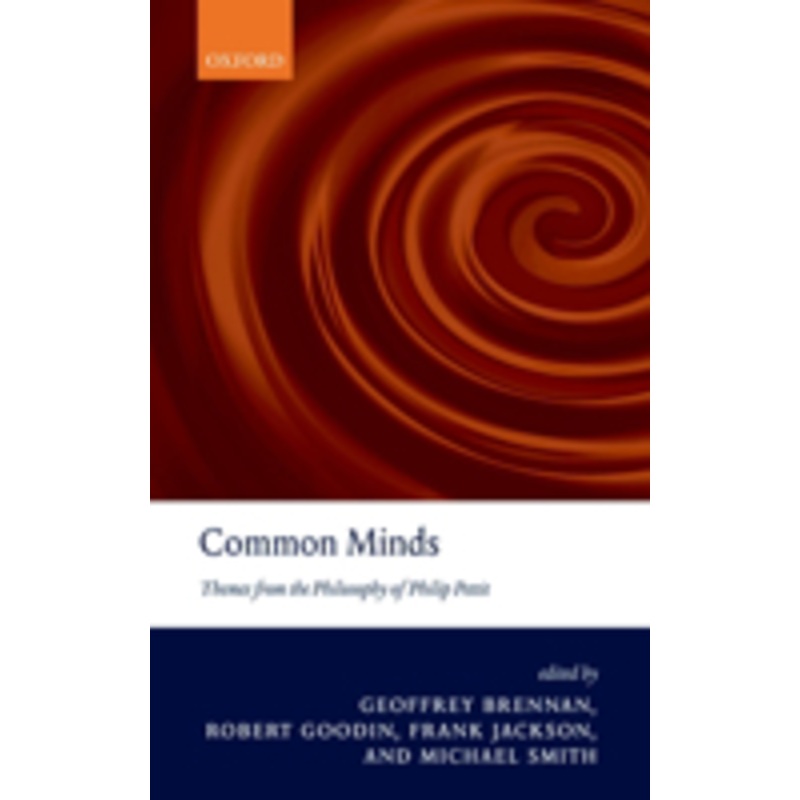 common minds: themes from the philosophy of philip pettit