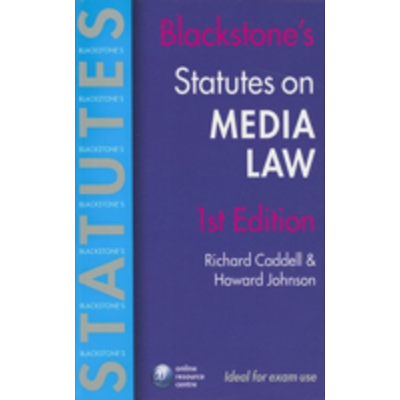 blackstone’s statutes on media law