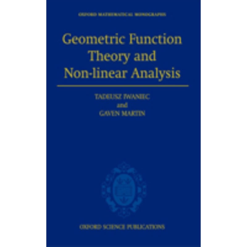 geometric function theory and non-linear analysis