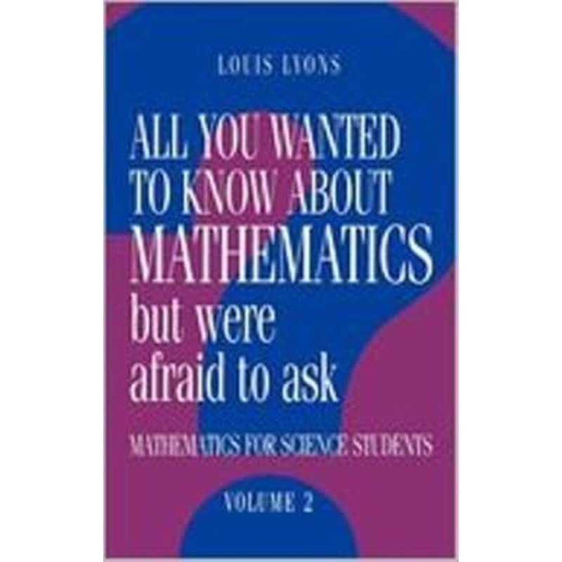 All you wanted to know Mathematics V 1&2 Set