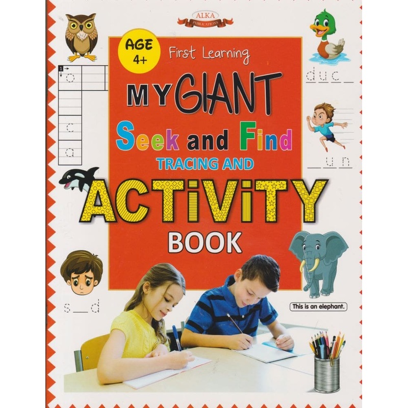 Alka First Learning My giant Seek & Find Tracing & Activity Bk