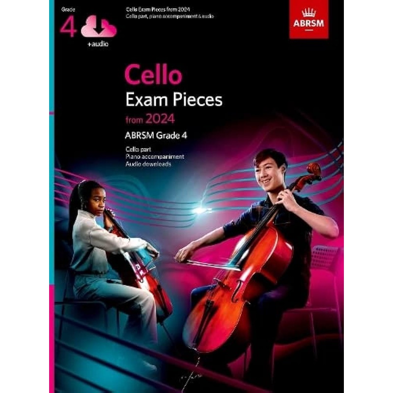 ABRSM Cello Exam Pieces 2024 GD 4 S&P +Audio