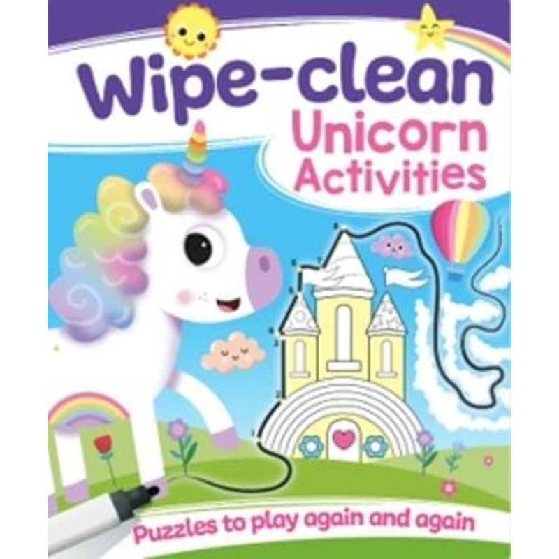 Wipe- Clean Unicorn Activities (Curious)