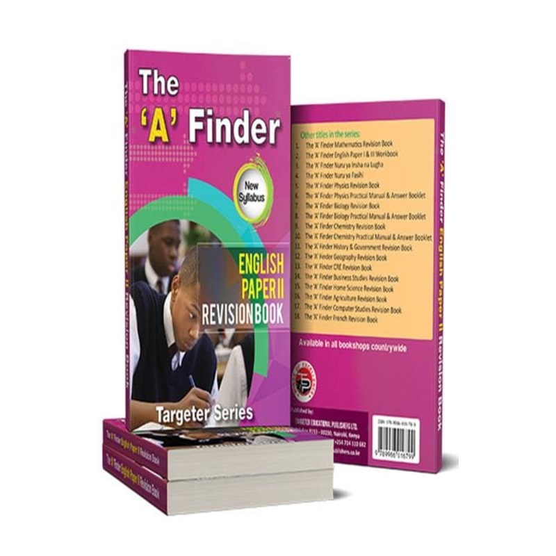 ‘A’ Finder English Pp II Revision book