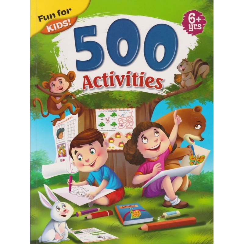 Alka Fun for Kids 500 Activities 6+ Yrs (Assorted 4)