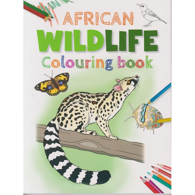 African Wildlife Colouring Book (Struik)