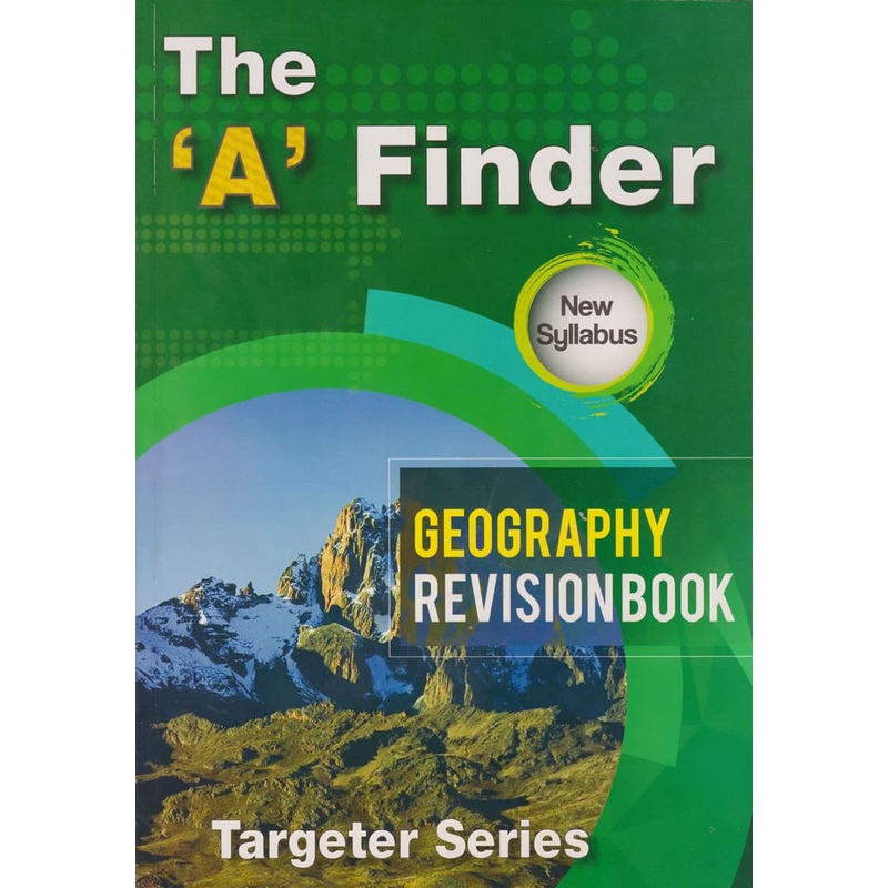 ‘A’ Finder Geography Revision book