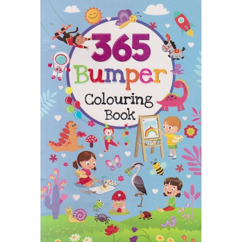 Alka 365 Bumper Colouring Book Assorted 1×4