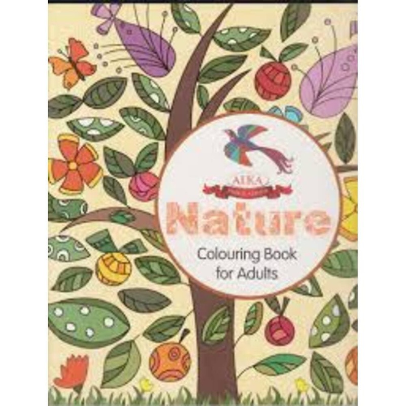 Alka Nature Colouring Book for Adults