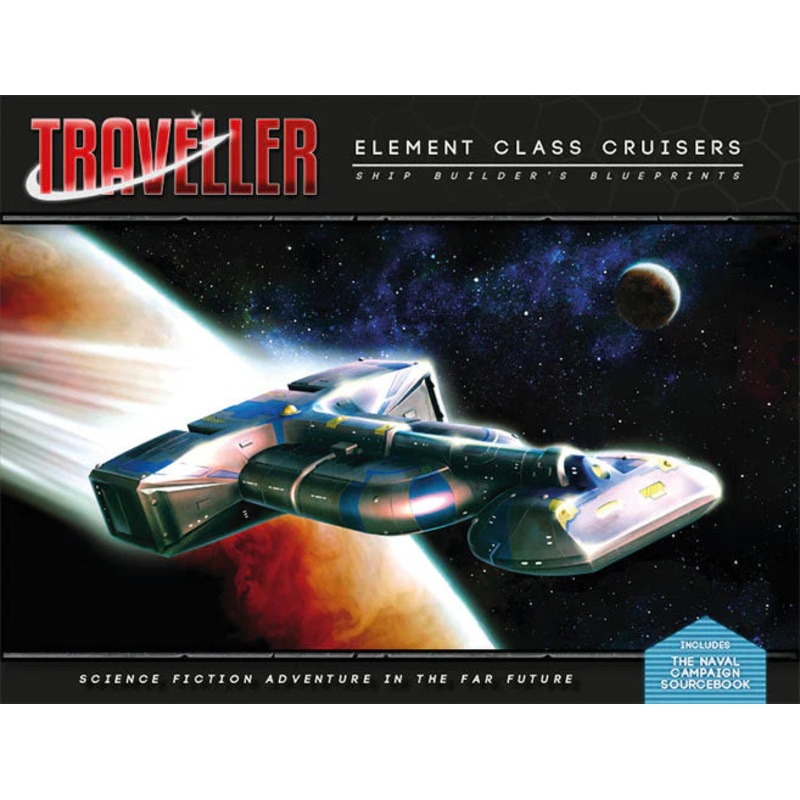 TRAVELLER: ELEMENT CLASS CRUISERS – SHIPBUILDERS BLUEPRINTS