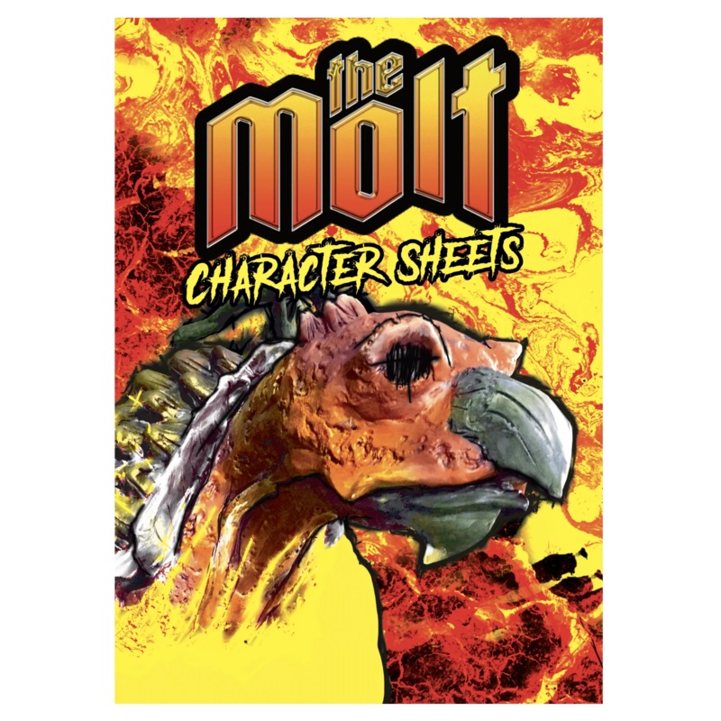 The Molt: Character Sheet Tear-Pad