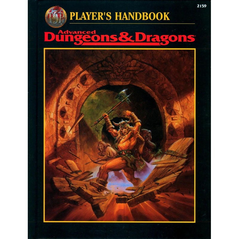 USED Advanced Dungeons and Dragons Players Handbook 2nd Edition Revised