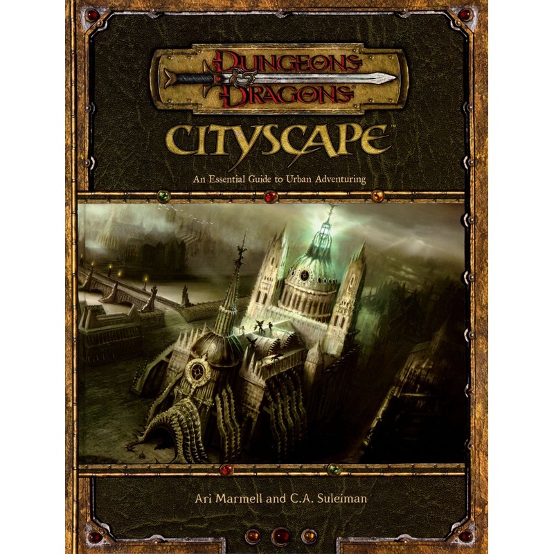 USED D&D Cityscape 3.5 edition