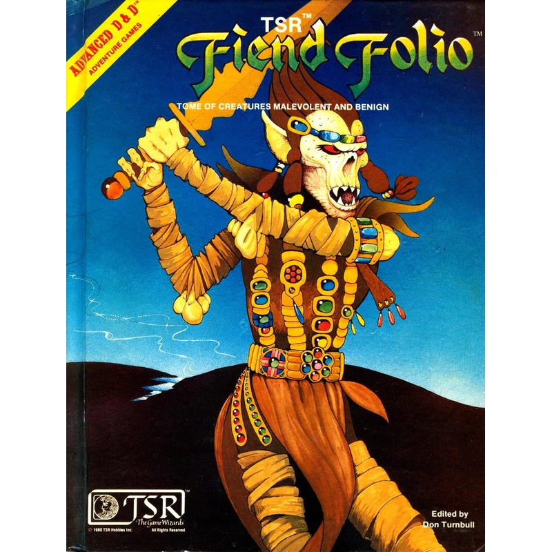 Used D&D Fiend Folio 1st edition