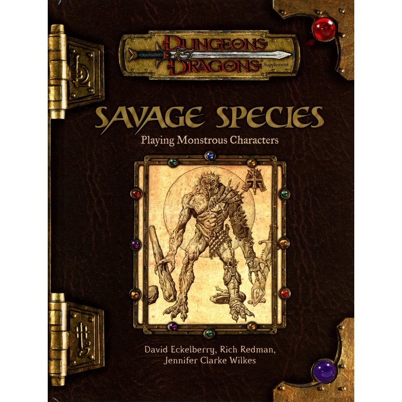 USED D&D Savage Species 3.5 edition